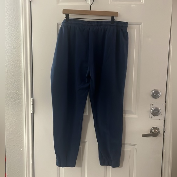 NWT $138 Calme by Johnny Was Elements Track Pants Blue with Drawstring Sz XXL - Picture 3 of 9